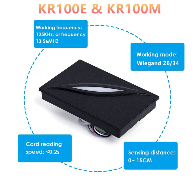 KR100E KR100M Wiegand RFID Reader Features