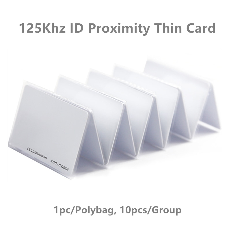 125khz RFID Card Smart Proximity Card EM4100 Card for Access Control-P1